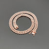 Wholesale Environmental Protection Alloy Hip Hop Domineering Stripshaped Ancient Rhombus Chain Necklace With Electroplating Treatment