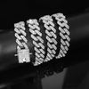 Wholesale Environmental Protection Alloy Hip Hop Domineering Stripshaped Ancient Rhombus Chain Necklace With Electroplating Treatment