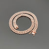 Wholesale Environmental Protection Alloy Hip Hop Domineering Stripshaped Ancient Rhombus Chain Necklace With Electroplating Treatment