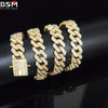 Wholesale Environmental Protection Alloy Hip Hop Domineering Stripshaped Ancient Rhombus Chain Necklace With Electroplating Treatment