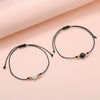 Wholesale Essential Oil Beads Card Bracelet Alloy Geometric Natural Volcanic Stone Women's Woven Bracelet