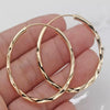Wholesale Exaggerated Big Circle Copper Earrings With Geometric Style And Electroplating Treatment