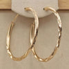 Wholesale Exaggerated Big Circle Copper Earrings With Geometric Style And Electroplating Treatment