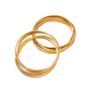 Wholesale Exaggerated Geometric Alloy Electroplated Open Bracelet For Women