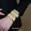 Wholesale Exaggerated Geometric Handmade Acrylic Opening Bracelet