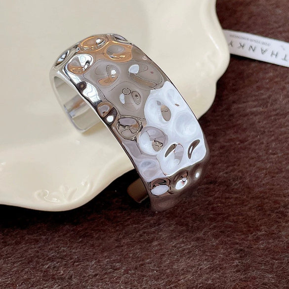 Wholesale Exaggerated Geometric Handmade Acrylic Opening Bracelet
