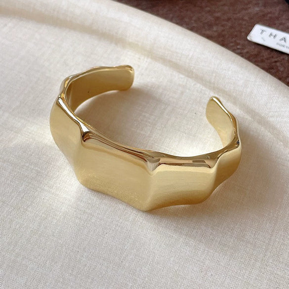 Wholesale Exaggerated Geometric Handmade Acrylic Opening Bracelet