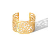 Wholesale Exaggerated Geometric Open Bracelet In Stainless Steel With Pvd Furnace Real Gold Electroplating