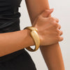 Wholesale Exaggerated Metal Electroplated Women's Irregular Water Drop Bracelet