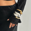 Wholesale Exaggerated Metal Electroplated Women's Irregular Water Drop Bracelet
