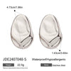 Wholesale Exaggerated Niche Titanium Steel Earrings With Geometric Design And Electroplating For Women