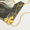 Wholesale Exaggerated Ninelayered Floral Stainless Steel 18K Gold Electroplated Necklace For Women