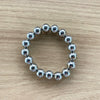 Wholesale Exaggerated Retro Personality Smooth Bead Copper Bracelet Jewelry With Minimalist Geometric Style And Polishing Treatment