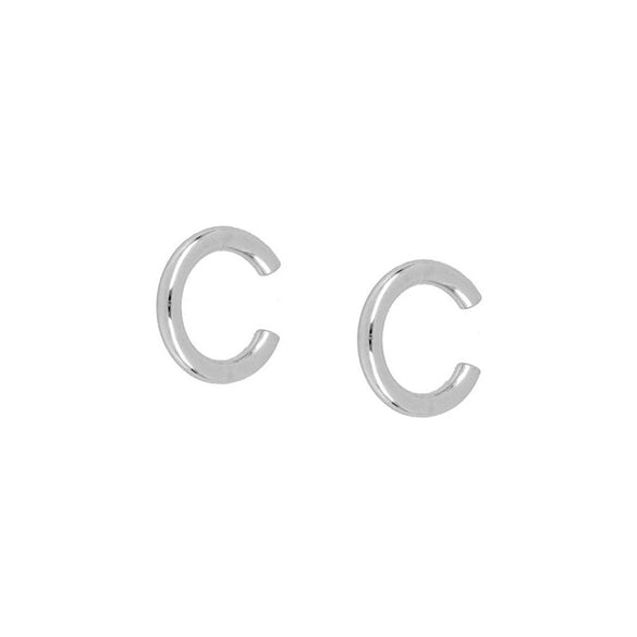 Wholesale Exaggerated Stacked Earrings Copper Plated With Real Gold Geometric Electroplated For Women