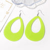 Wholesale Explosion Color Hollow Drop Acrylic Earrings In Geometric Joker Long Design With Fashionable And Personalized Temperament