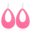 Wholesale Explosion Color Hollow Drop Acrylic Earrings In Geometric Joker Long Design With Fashionable And Personalized Temperament
