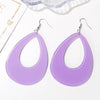 Wholesale Explosion Color Hollow Drop Acrylic Earrings In Geometric Joker Long Design With Fashionable And Personalized Temperament
