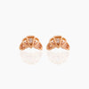 Wholesale Exquisite Earrings Fruit Burger Series Brass Inlaid Zircon Real Gold Plated Geometric Style For Women
