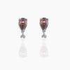 Wholesale Exquisite Earrings Fruit Burger Series Brass Inlaid Zircon Real Gold Plated Geometric Style For Women