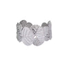 Wholesale Exquisite Exaggerate Style Irregular Leaf Ocean Wide Open Bracelet Stainless Steel Jewelry With Electroplating