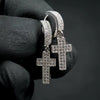 Wholesale Exquisite Retro Geometric Style Copper Zircon Earrings For Unisex