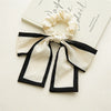 Wholesale Fabric Bow Hair Band Women's High Elasticity Seiko Hair Tie Rope Ponytail Ribbon Headdress