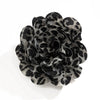 Wholesale Fabric Exaggerated Flower Pattern Duckbill Clip Pin Brooch With Electroplating
