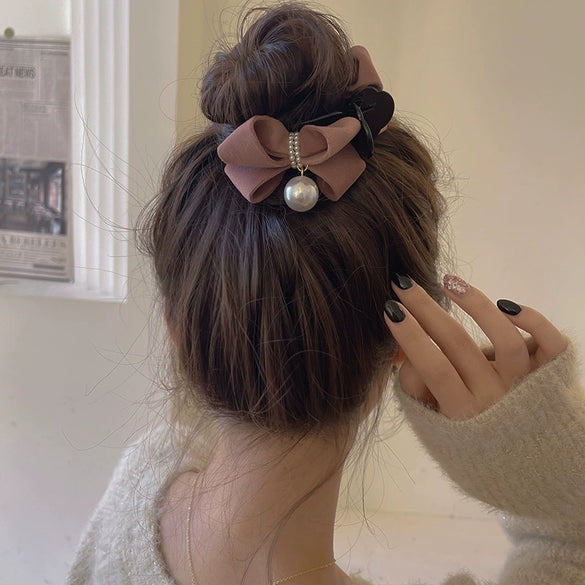 Wholesale Fabric Hair Accessories Minimalist Geometric Handmade Female Head Gripper Hairpin