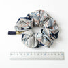 Wholesale Fabric Handmade Elastic Hair Ring With Tassel Hanging Ribbon In Retro Style
