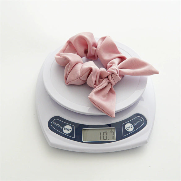 Wholesale Fabric Handmade Simple High Elasticity Bow Hair Ring For Women