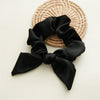 Wholesale Fabric Handmade Simple High Elasticity Bow Hair Ring For Women