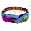 Wholesale Fabric Long Hair Band Laser Gradient Color Round Handmade Hair Accessories