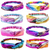 Wholesale Fabric Long Hair Band Laser Gradient Color Round Handmade Hair Accessories