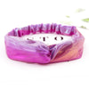 Wholesale Fabric Long Hair Band Laser Gradient Color Round Handmade Hair Accessories