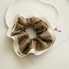 Wholesale Fabric Pleated High Elasticity Seiko Women's Hair Band Hair Rope For Ponytail