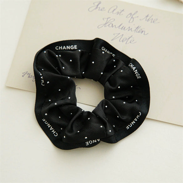 Wholesale Fabric Pleated High Elasticity Seiko Women's Hair Band Hair Rope For Ponytail