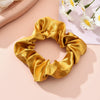 Wholesale Fabric Solid Color Handmade Large Intestine Hair Ring For Female Hair Accessories