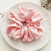 Wholesale Fabric Solid Color High Elastic Simple Handmade Women's Hair Ring