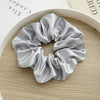 Wholesale Fabric Solid Color High Elastic Simple Handmade Women's Hair Ring