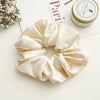 Wholesale Fabric Solid Color High Elastic Simple Handmade Women's Hair Ring