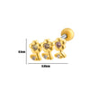 Wholesale Fashion Allmatch Cartilage Puncture Ear Bone Nail Copper Flower Design