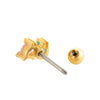 Wholesale Fashion Allmatch Cartilage Puncture Ear Bone Nail Copper Flower Design