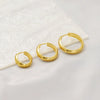 Wholesale Fashion Allmatch Geometric 316L Stainless Steel Electroplated Earrings For Women