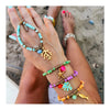 Wholesale Fashion Animal Zodiac Titanium Steel Pendant Beaded Bracelet With Electroplating