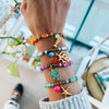 Wholesale Fashion Animal Zodiac Titanium Steel Pendant Beaded Bracelet With Electroplating