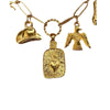 Wholesale Fashion Boots Pendant Stainless Steel Heart Shape 18K Gold Color Furnace Vacuum Plating