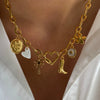 Wholesale Fashion Boots Pendant Stainless Steel Heart Shape 18K Gold Color Furnace Vacuum Plating