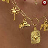 Wholesale Fashion Boots Pendant Stainless Steel Heart Shape 18K Gold Color Furnace Vacuum Plating