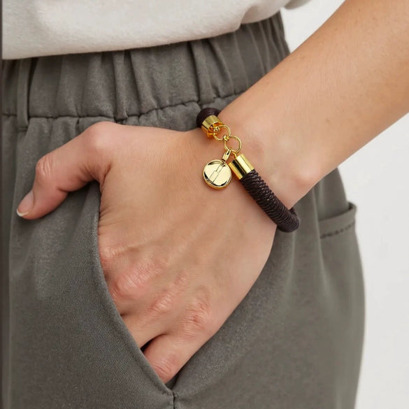 Wholesale Fashion Commuter Bracelet Copper Striped Geometric Gold Plated Accessories Jewelry For Women And Unisex
