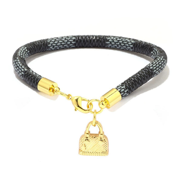Wholesale Fashion Commuter Bracelet Copper Striped Geometric Gold Plated Accessories Jewelry For Women And Unisex